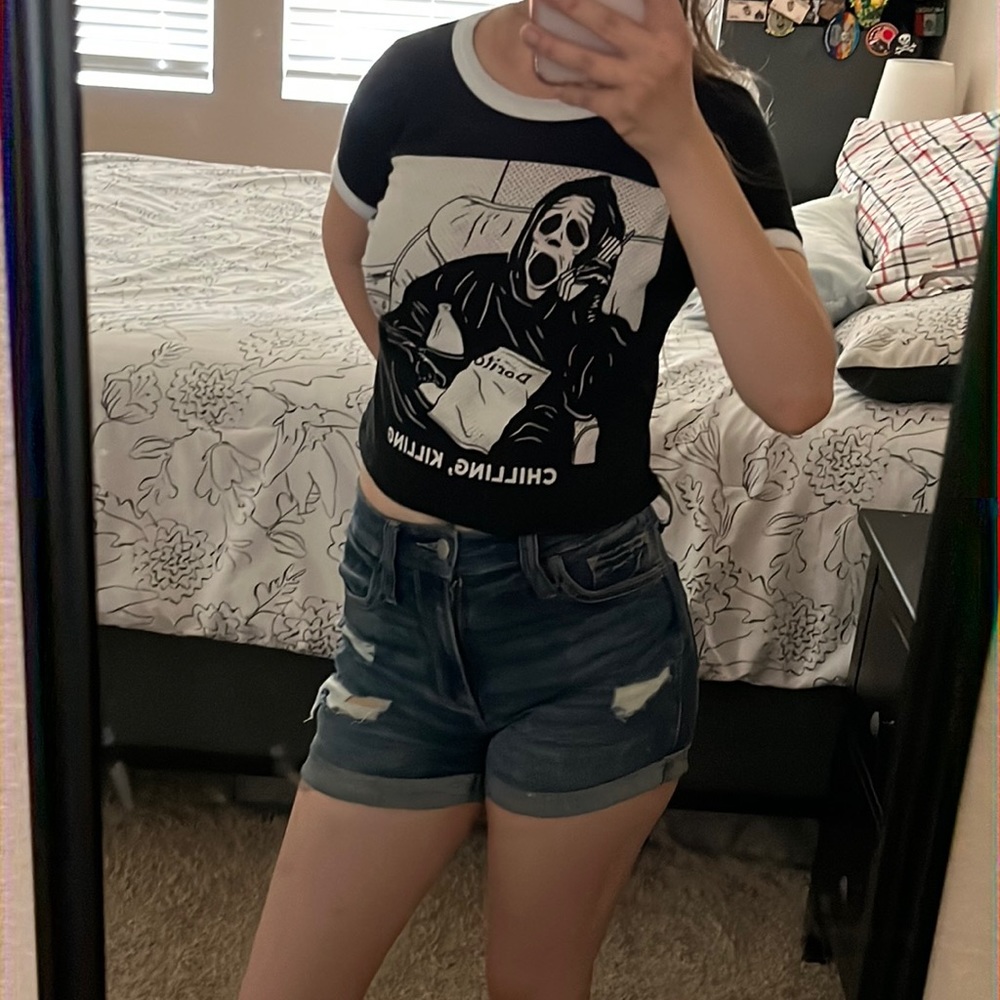 Scream Chillin Killin Crop Top
